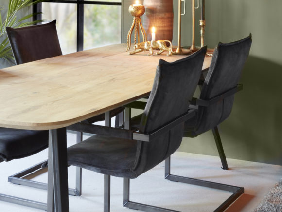 Webshop Dining room table + dining room chairs Dex Detail