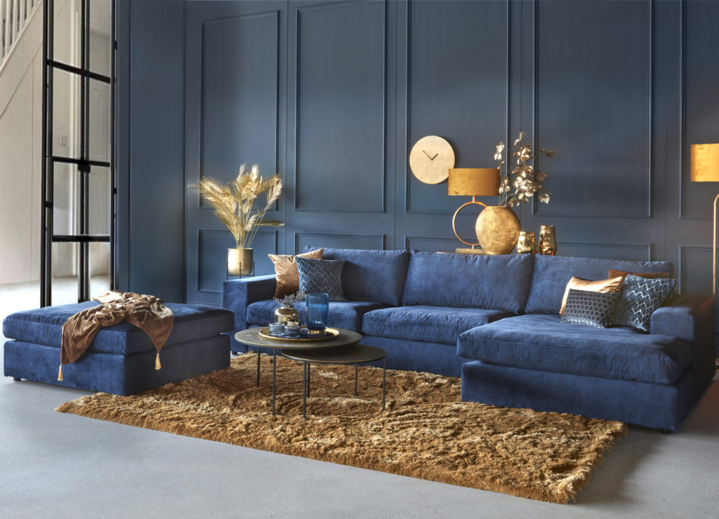 corner sofa Victoria with ottoman