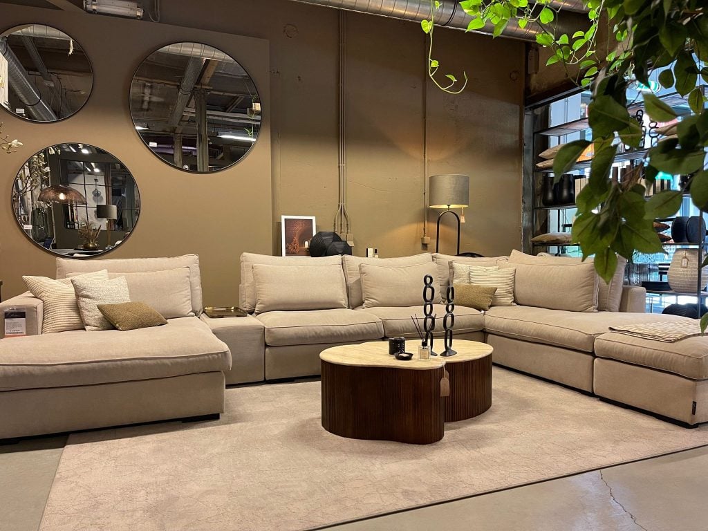 Interior view of Room108 store in Eindhoven, showcasing modern and inviting design.