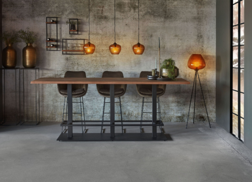 Bar table-280-cm-straight-3-stools
