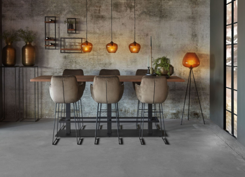 Bar table-280-cm-straight-6-stools
